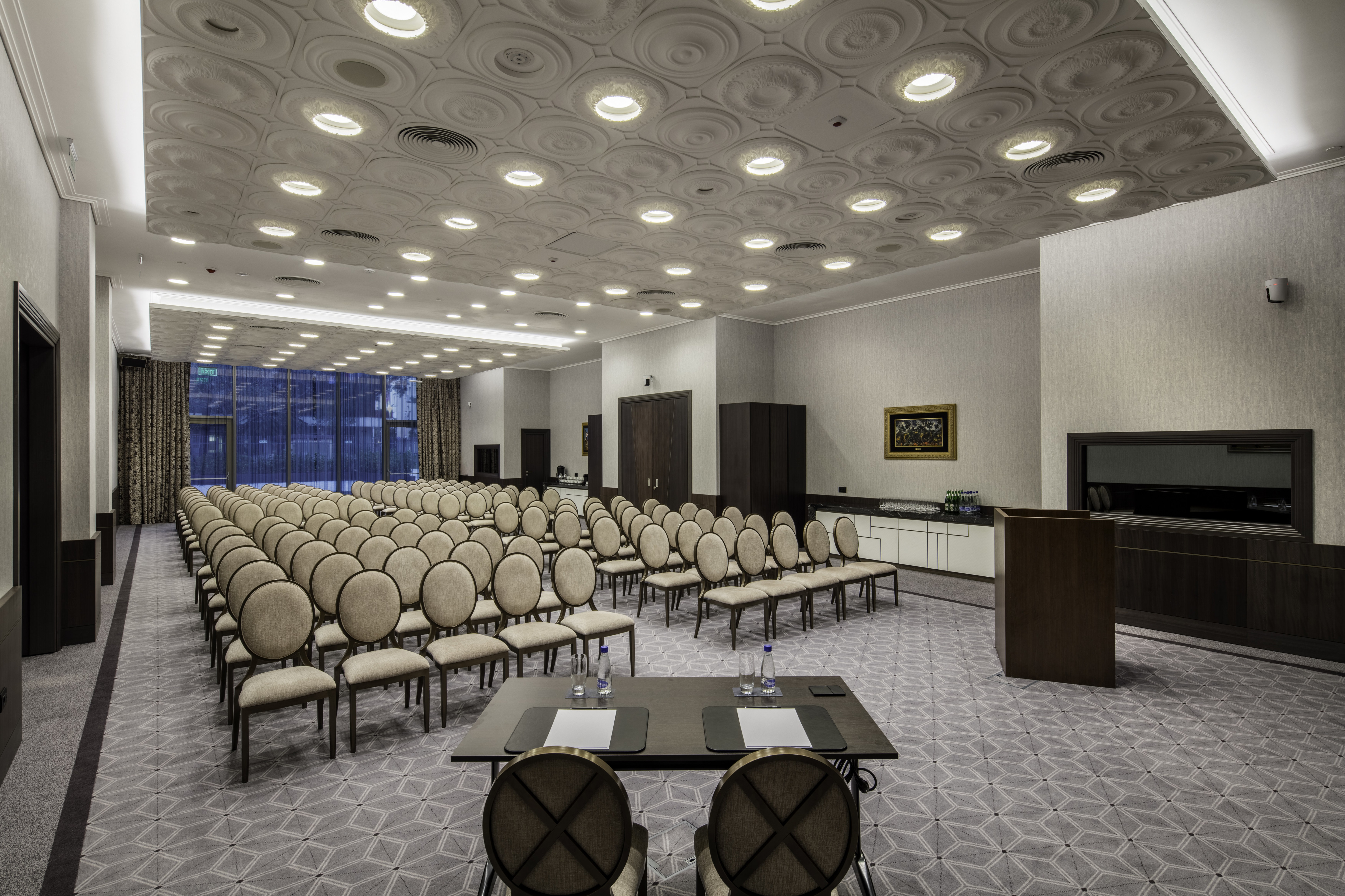 Spacious Conference Hall Set Up 