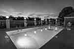 Outdoor Swimming Pool, Dusk