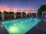 Outdoor Swimming Pool, Dusk