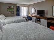 Double Queen Guest Room with Work Desk and Television