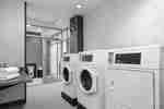 Convenient on-site laundry area for guests