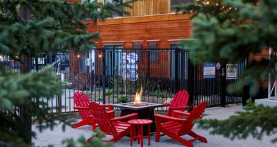 Firepit with Chairs in Outdoor Patio