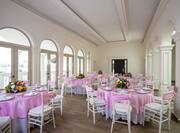 Event and Conference Space with Banquet Style Setup 