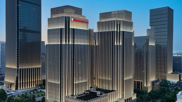 Hotel Exterior at Night