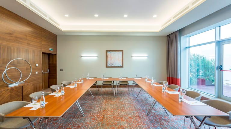 Meeting Room With U-Shape Table