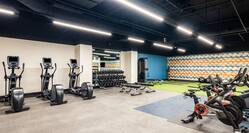 Cardio equipment and hand weights for your use