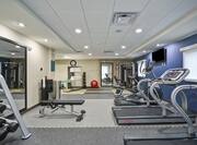 Fitness Center Treadmills, Weight Bench and Weight Rack