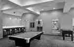 Hotel Games Room with Pool Table and Fusball Table