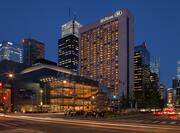 Hilton Toronto Exterior in Evening