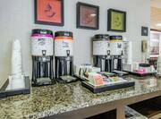 Tea and Coffee Station With Art