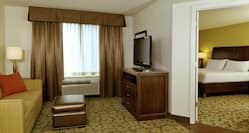King Bed Hotel Guestroom Suite 