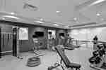 Fitness Center with Treadmills, Cross-Trainer, Cycle Machine, Weight Machine, Weight Bench and Dumbbell Rack