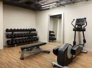 Elliptical Machine and Weights in Fitness Center