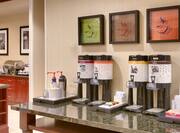 Coffee and Hot Beverage Station in Lobby