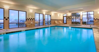 Large Indoor Pool and Hot Tub