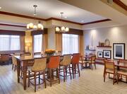 Dining Tables and Chairs in Lobby Breakfast Area