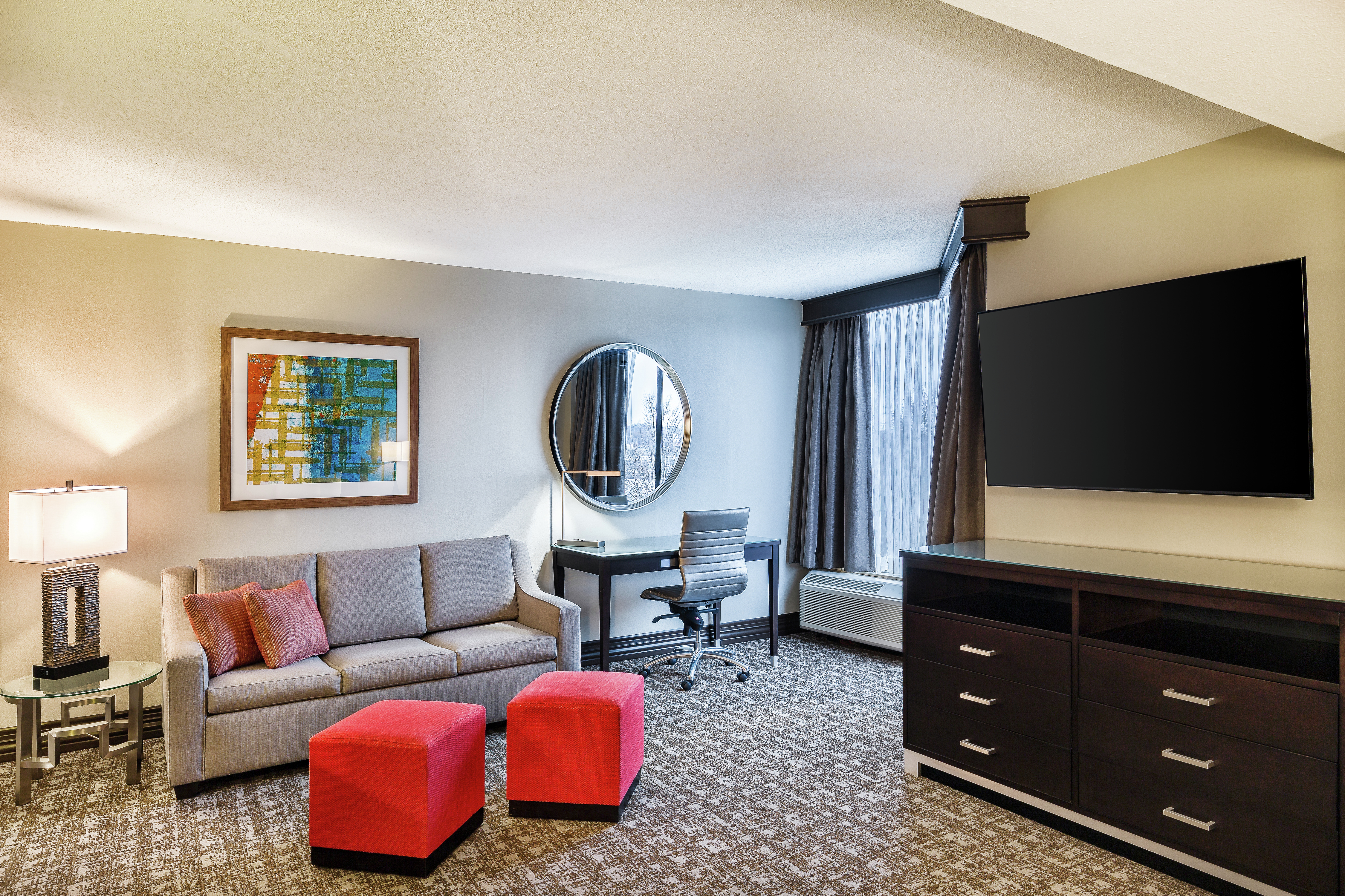 King Junior Suite with Lounge Area, Work Desk, and Room Technology