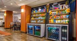 On-Site Snack Shop with Snack Shelves and Soft Drinks Fridge