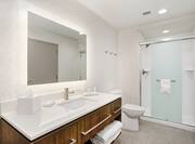 Guest Bathroom With Shower & Vanity Area