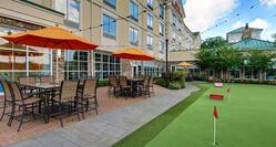 Outdoor Patio With Mini Golf
