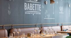 Logo and Dining Area at Babette Restaurant