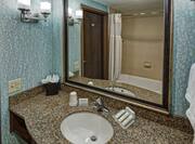 Guest Bathroom Vanity with Bath Tub