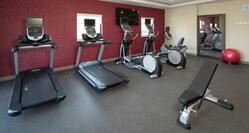 Fitness Center with Treadmills, Cross-Trainer, Cycle Machine and Weight Bench