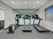 fitness center with exercise machines