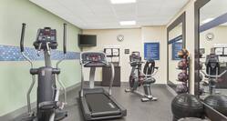 Fitness Center with Treadmill, Elliptical Machine, and Medicine Balls