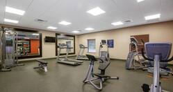 Fitness Center with Treadmill and Recumbent Bike and Strength Equipment