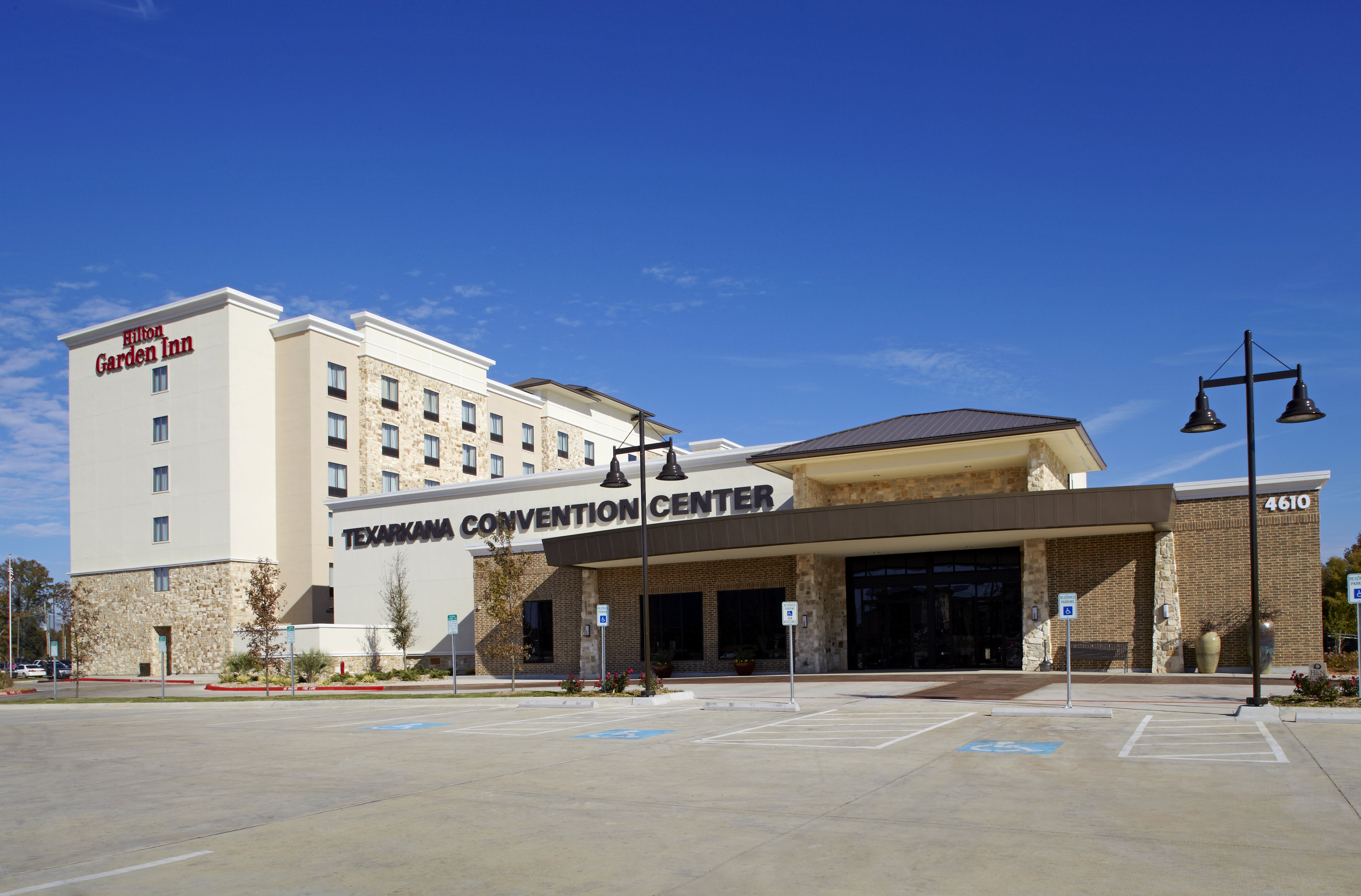 Hotel Exterior and Texarkana Convention Center