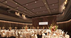Hilton Banquet Hall with Tables and Chairs