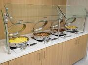 Breakfast Area with Hot Food Selections