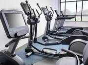 Treadmills and Elliptical Machines in Fitness Room