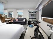 King Guestroom With Fitness Area