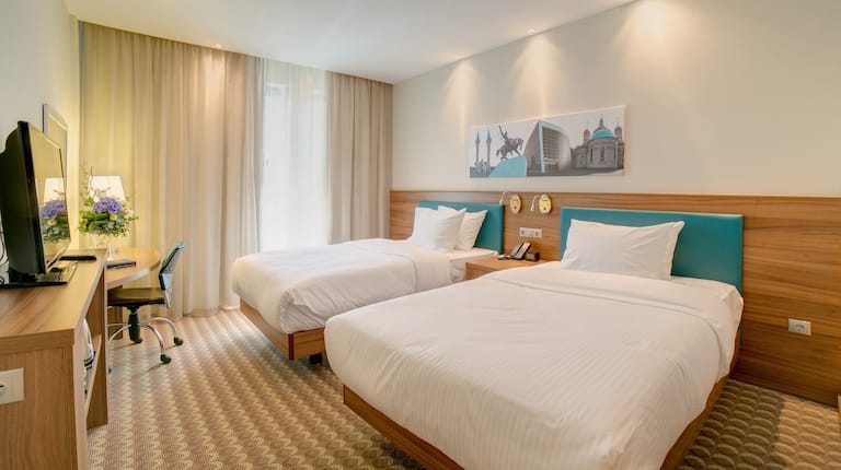 Habitación con camas gemelas