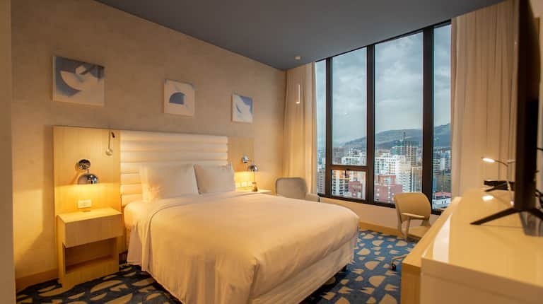 Queen Guest Room with City View