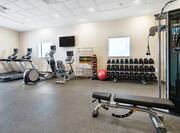 Fitness Center with Cardio and Handweights