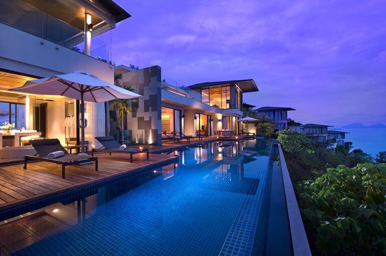 Three Bedroom Oceanview Pool Villa Exterior