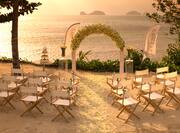 Beach Wedding Reception Area