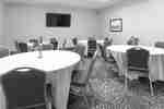 Banquet Tables with Linen in Meeting Room