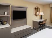 King Guestroom with Bed and HDTV