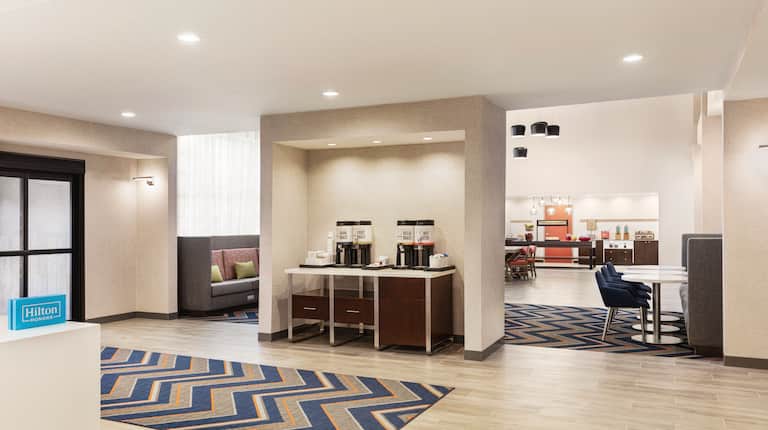 Lobby With Coffee Station