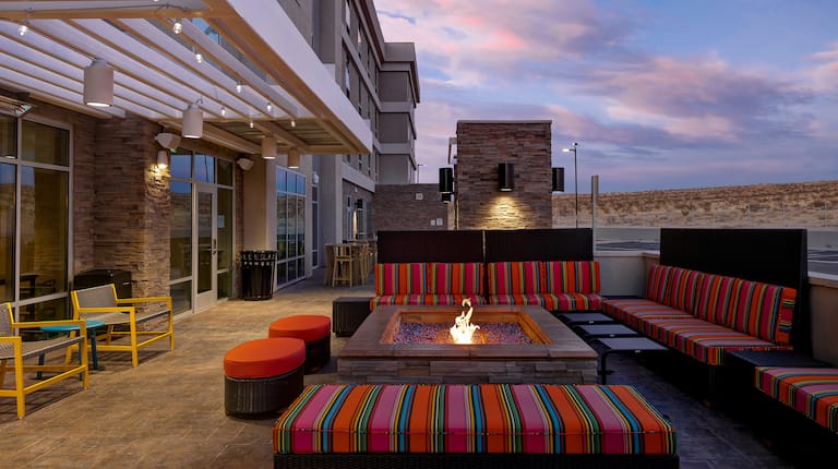 Patio With Firepit