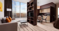 Executive Suite Living and Dining Areas