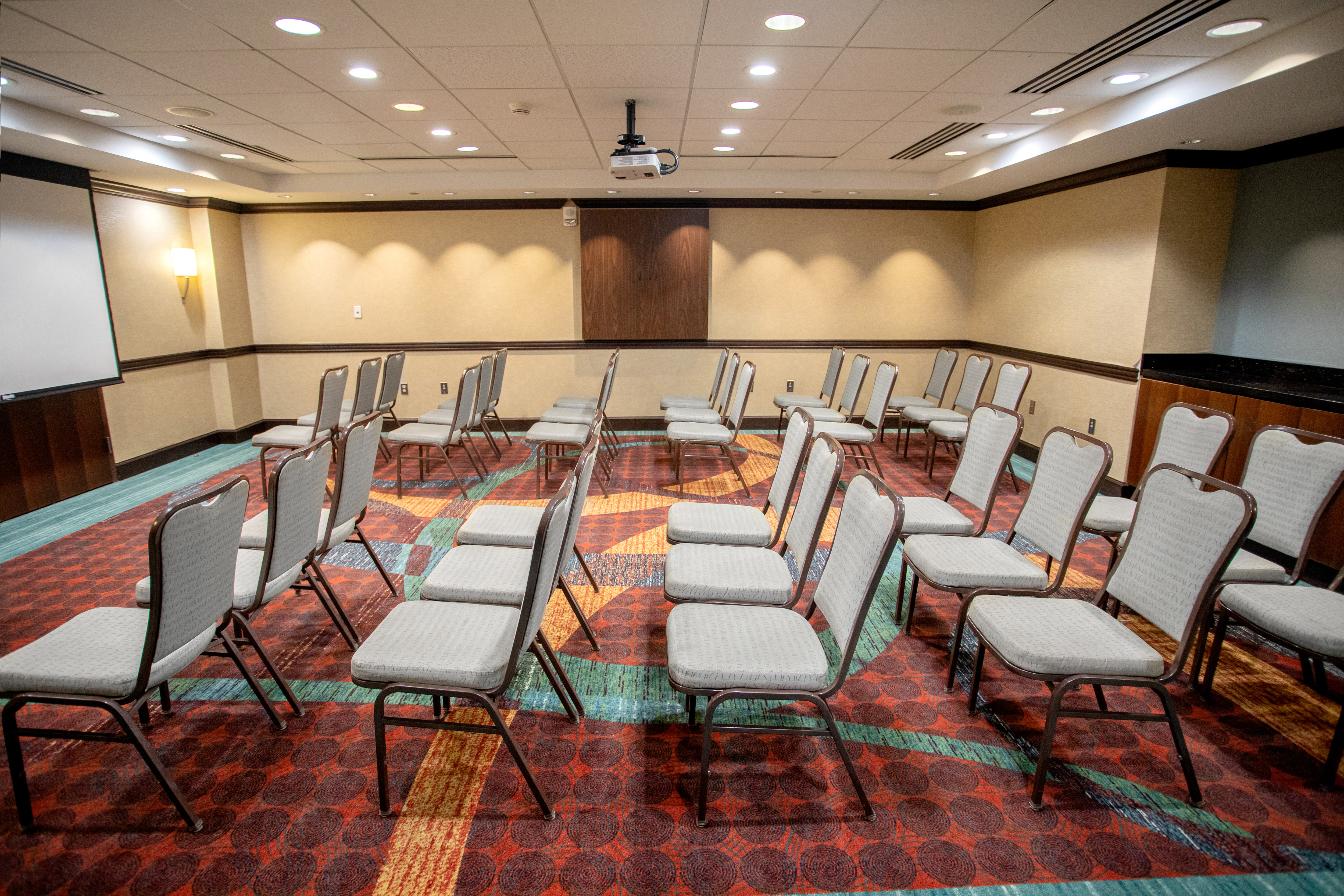 Theater Style Setup Meeting Room