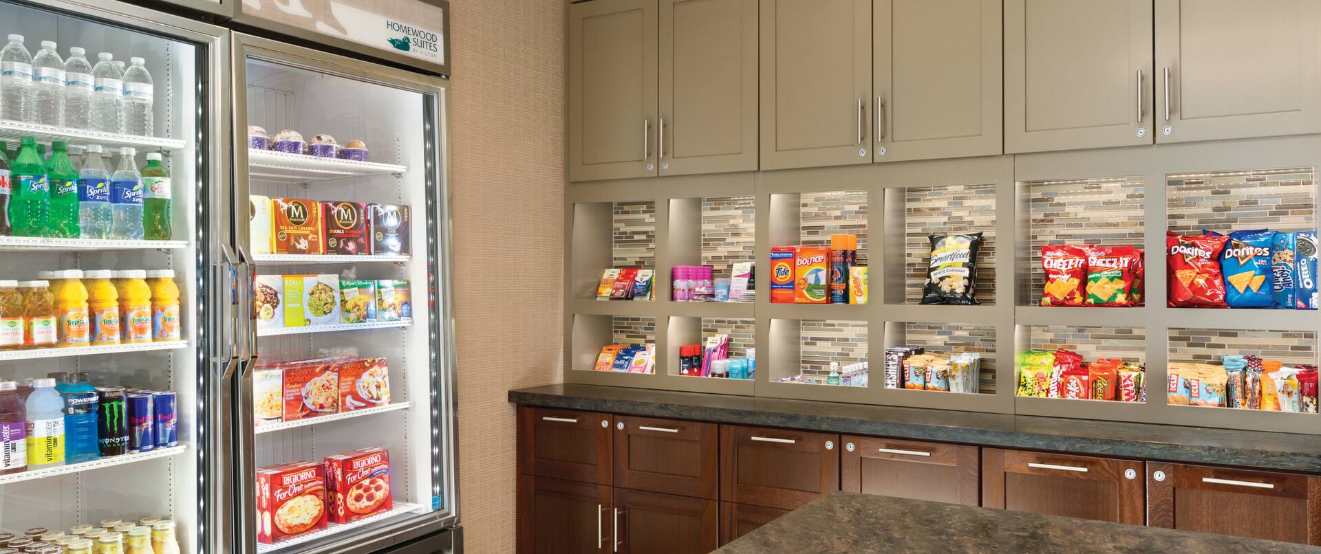 Suite Shop With Snacks and Convenience Items for Guest PurchaseTo-Go Snacks and Drinks in the Onsite Market