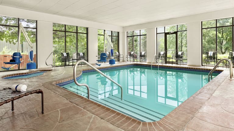 Indoor Swimming Pool with Hot Tub