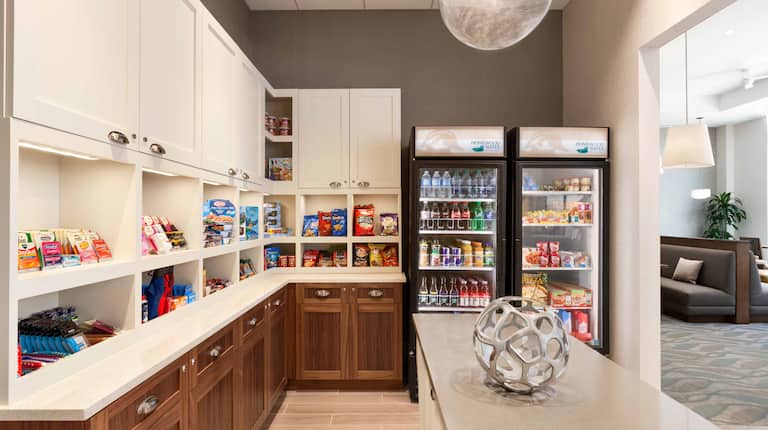 Suite Shop With Snacks and Convenience Items for Guest Purchase