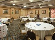 Embassy Suites Meeting Space with Round Tables and Chairs